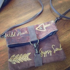 Artists painted bag
